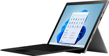 Load image into Gallery viewer, Microsoft - Surface Pro 7+ - 12.3” Touch Screen – Intel Core i5 – 8GB Memory – 128GB SSD with Black Type Cover (Latest Model) - Platinum
