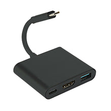 Load image into Gallery viewer, Type C HDTV Multi-Adapter TYPE-C TO HDMI+USB+TYPE-C 3 in 1
