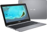 Load image into Gallery viewer, ASUS - 11.6&quot; Chromebook - Intel Celeron - 4GB Memory - 32GB eMMC Flash Memory - Gray - Grey - Office365 LLC
