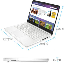 Load image into Gallery viewer, HP - 14&quot; Laptop - Intel Celeron - 4GB Memory - 64GB eMMC - Snowflake White - Office365 LLC
